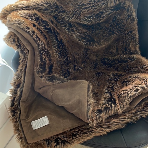 Restoration Hardware Bedding Restoration Hardware Coyote Luxe Faux